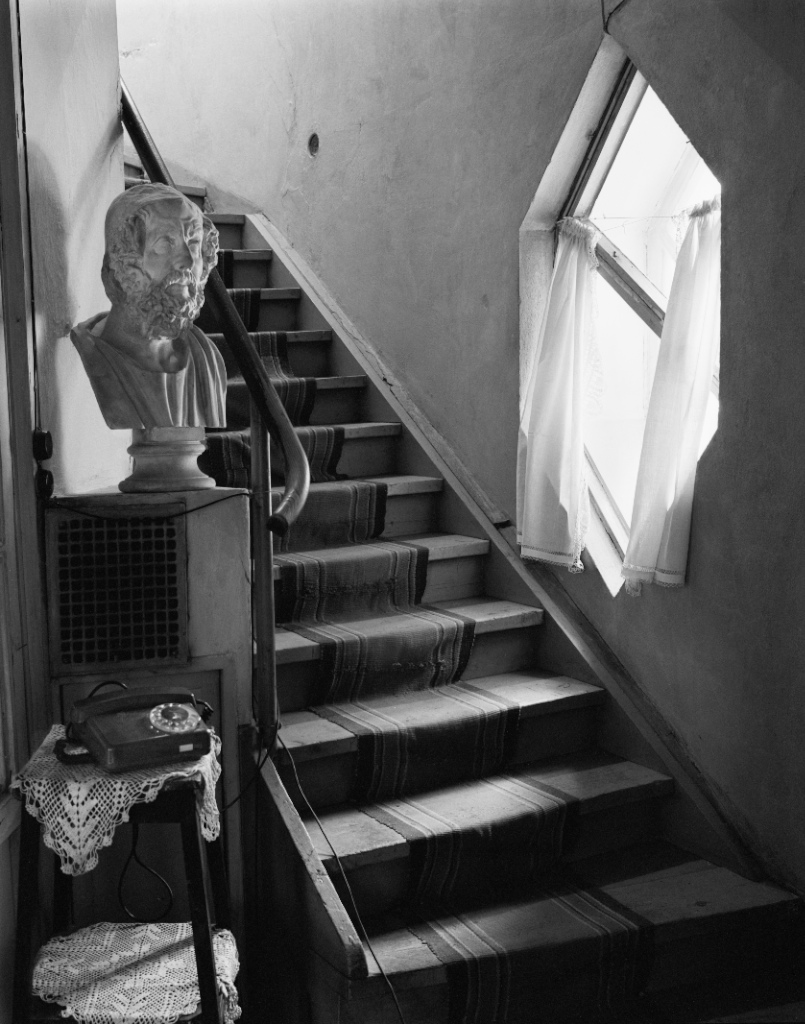 Дом Мельникова, лестница на второй этаж.