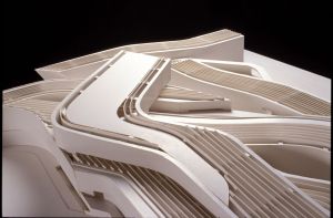 Mô hình một dự án của KTS Zaha Hadid
