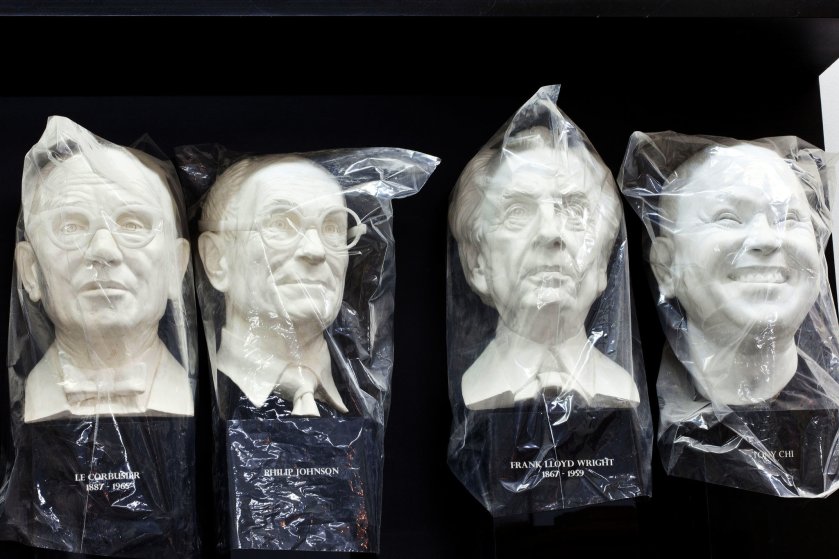 Tượng chân dung các kiến trúc sư nổi tiếng